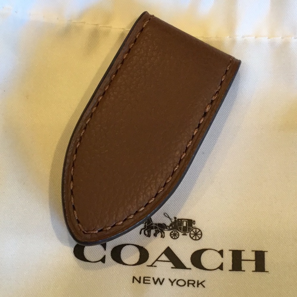 Coach Leather Money Clip - Picture 3 of 5